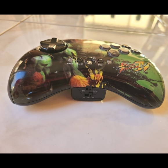 Capcom Mad Catz Wireless Controller Street Fighter IV Blanka Fight Pad SONY PS3 - Picture 2 of 5